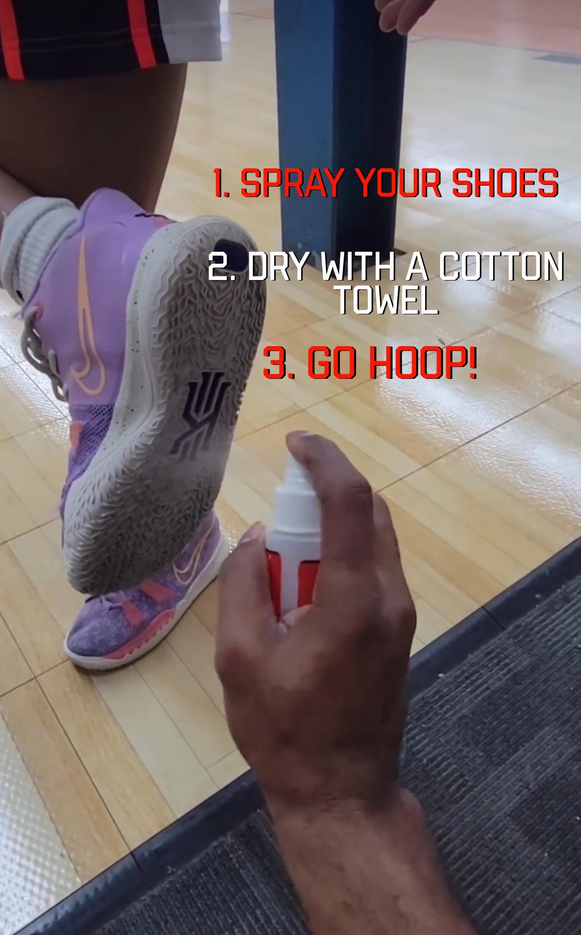Grip Spritz - Basketball Shoe Sole Grip Spray- 6 Pack